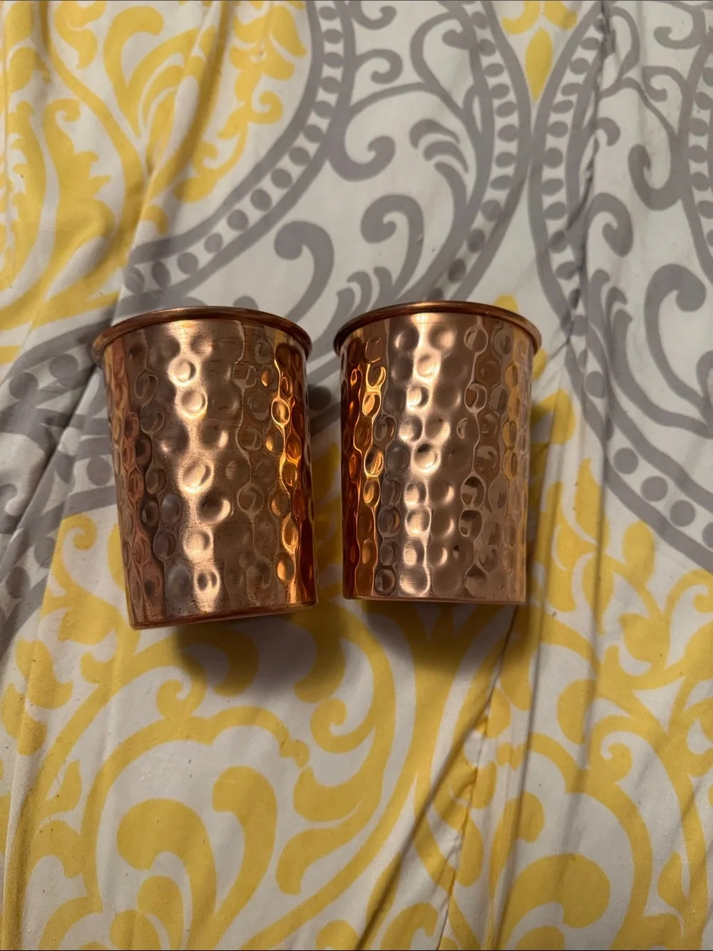 Hammered Copper Accent Tumbler - Copper
